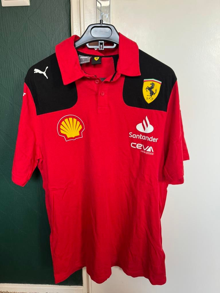 Puma Ferrari polo maat L, Kleding | Heren, Ophalen, Nieuw, Maat 52/54 (L), Rood