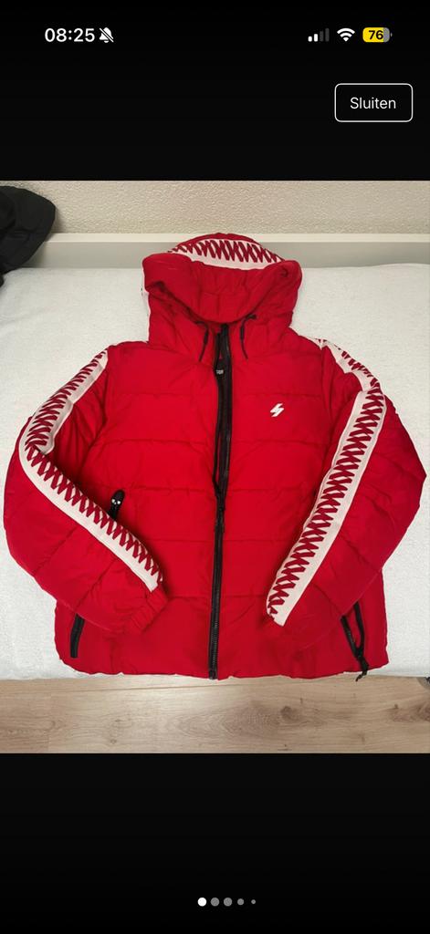 Superdry winter/skijas - Zo goed als nieuw, Ophalen of Verzenden, Zo goed als nieuw, Maat 38/40 (M), Rood