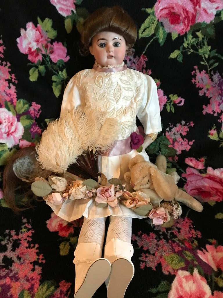 Antieke Heubach pop nummer 3200, Antiek en Kunst, Antiek | Speelgoed, Ophalen of Verzenden