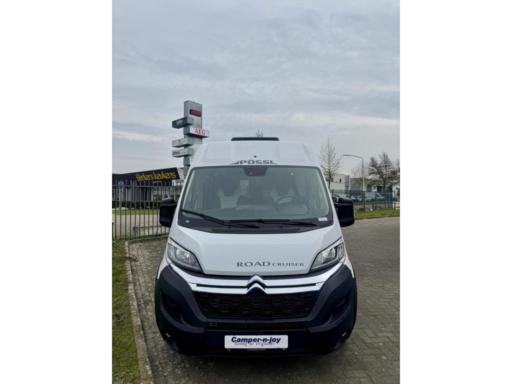 Pössl Roadcruiser, Buscamper of Camperbus, Ringverwarming, Dakluik, Koelkast