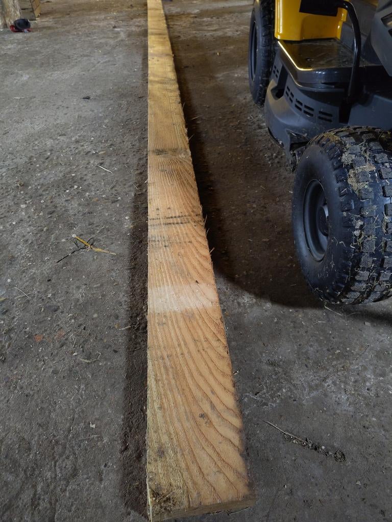 Douglas balk 5 meter lang 15x5 cm, Doe-het-zelf en Verbouw, Hout en Planken, Ophalen, Zo goed als nieuw, Balk, Overige houtsoorten