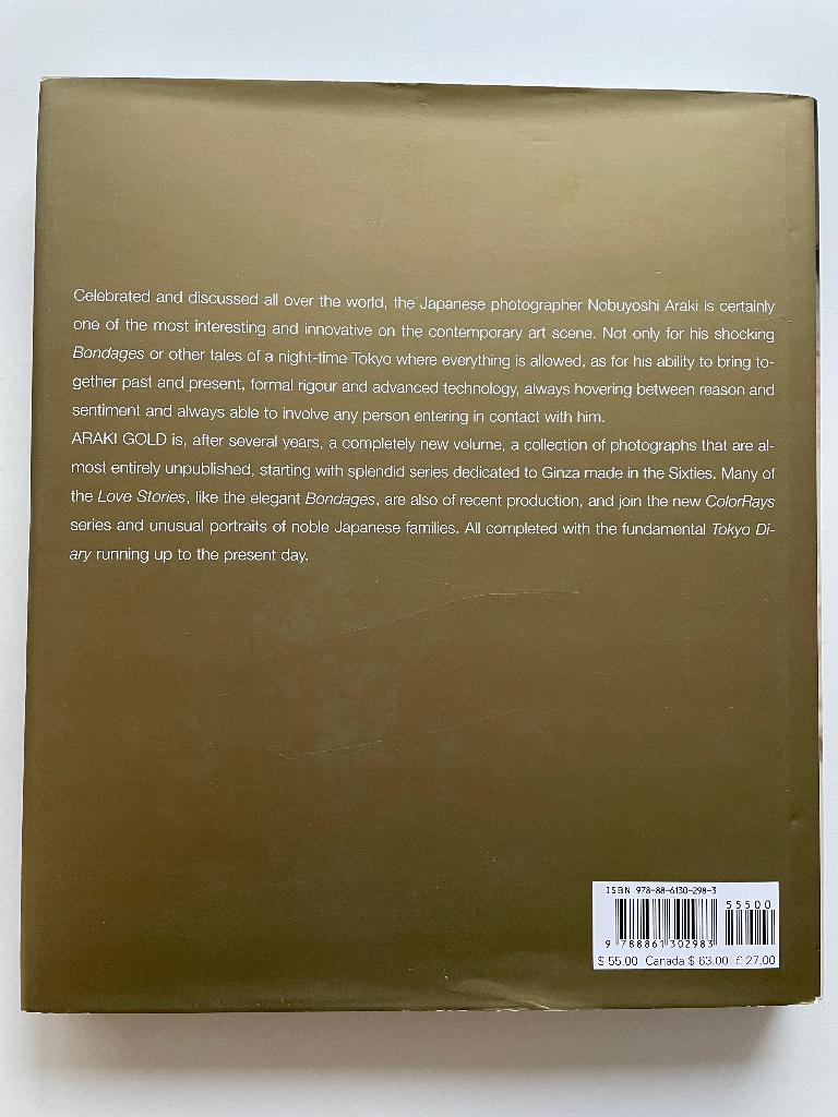 Araki Gold, Fotografen, Verzenden, Araki, Nobuyoshi, Zo goed als nieuw
