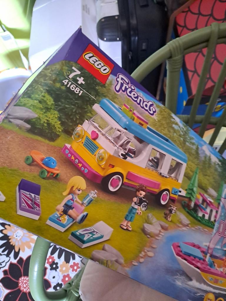 Lego Friends 41681 Camper en Zeilboot, Ophalen of Verzenden, Gebruikt, Complete set, Lego