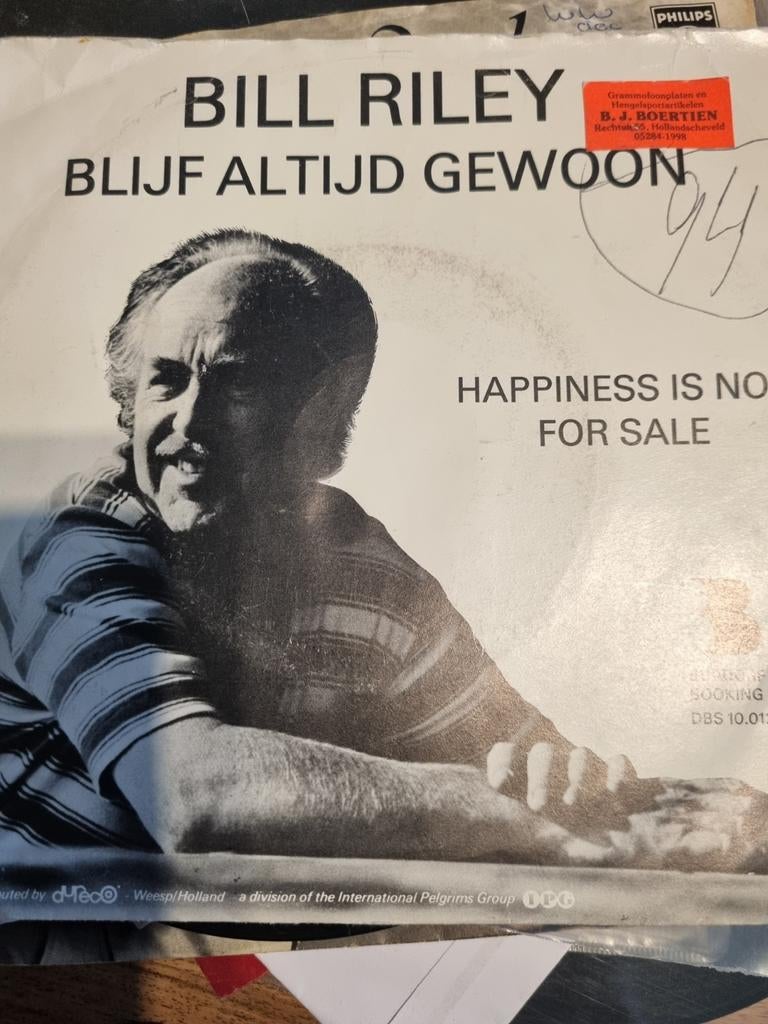 Bill Riley - Blijf Altijd Gewoon (Single 1976), Ophalen of Verzenden, Gebruikt, Levenslied of Smartlap