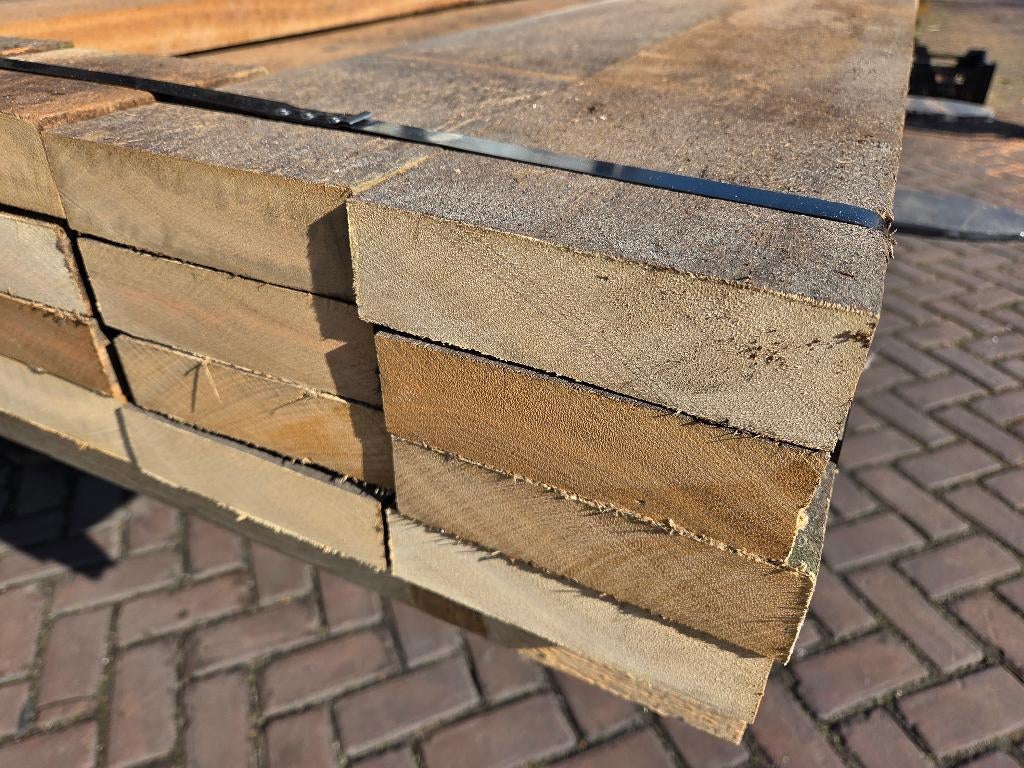 22 Hardhouten vlonderplanken 4.0x15.0 cm /1.90 m  nr: KM1, Ophalen, Planken, Nieuw, Hardhout