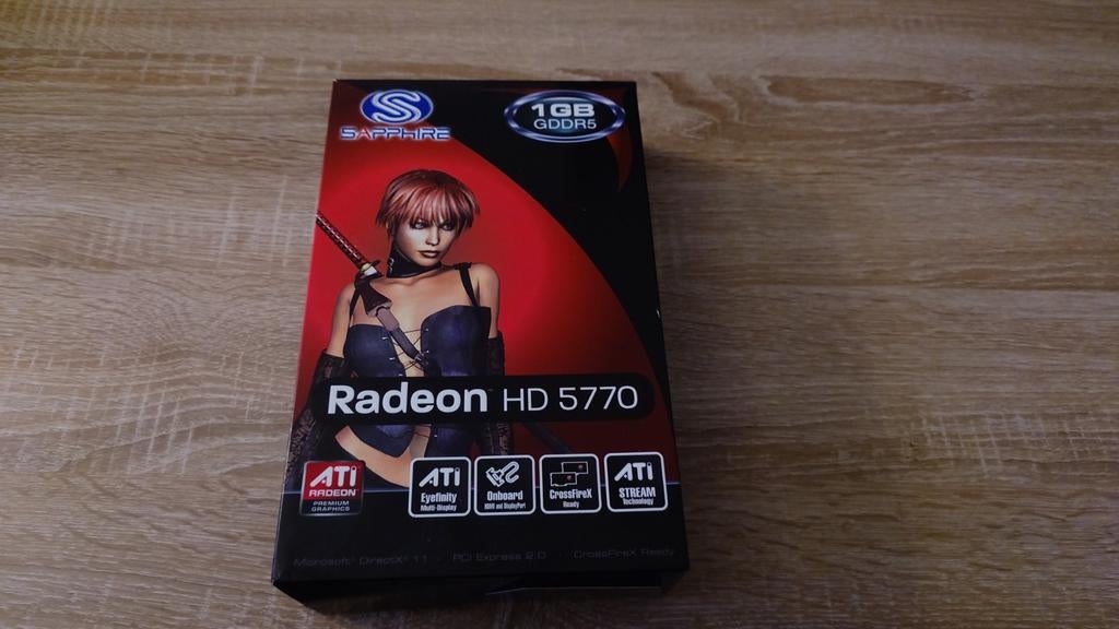Sapphire Radeon HD 5770 1GB GDDR5 Grafische Kaart, Ophalen of Verzenden, GDDR5, AMD, PCI-Express 2
