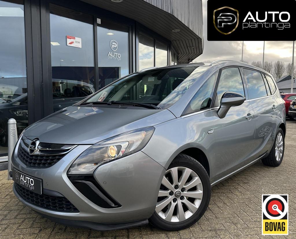 Opel Zafira Tourer 1.4 Edition 140PK | Automaat | NL AUTO |, Auto's, Opel, Euro 5, Stof, Zwart, 4 cilinders