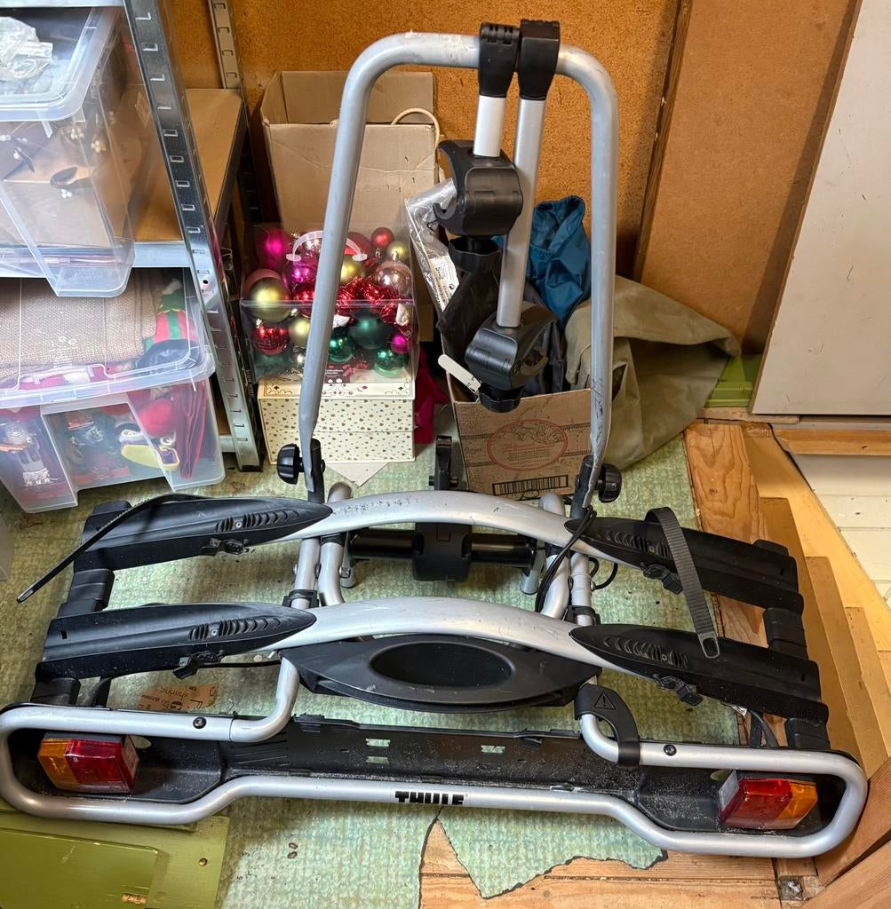 Thule fietsendrager voor 2 fietsen, Gebruikt, Ophalen of Verzenden, 2 fietsen, Trekhaakdrager