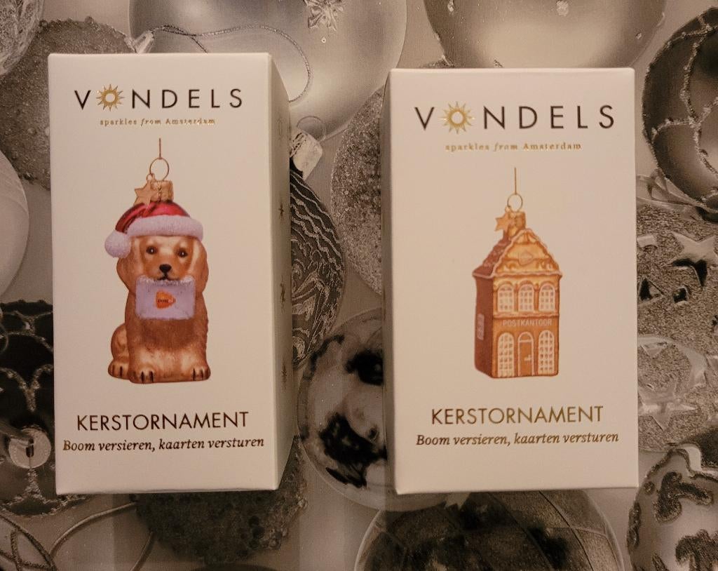 KERSTORNAMENT Huisje en Hond, van VONDELS, 2022 en 2023, Diversen, Kerst, Ophalen of Verzenden, Nieuw