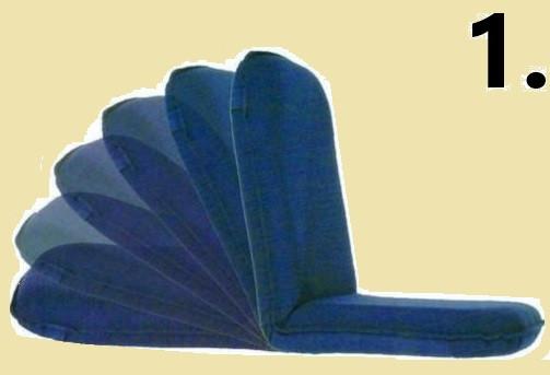 4 typen 6 standen klapbare zitstoelen. Prijzen vanaf € 67,95, Watersport en Boten, Ophalen of Verzenden, Nieuw, Interieur en Kussens