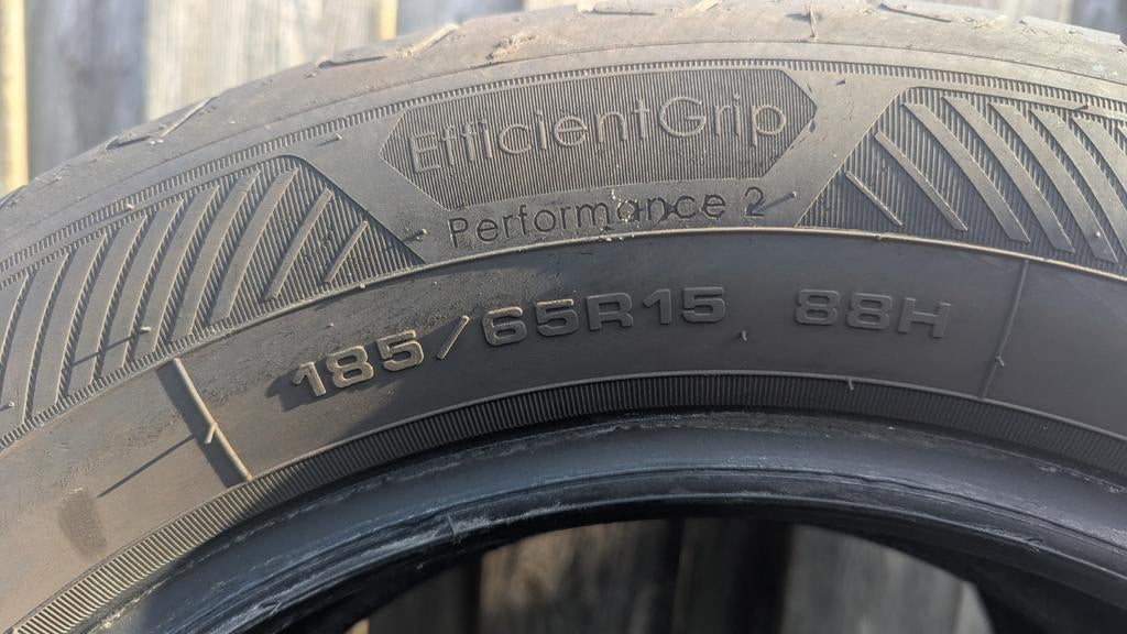 Goodyear EfficientGrip Performance 2 185/65/15 Zomerband, Ophalen, Gebruikt, 15 inch, 185 mm
