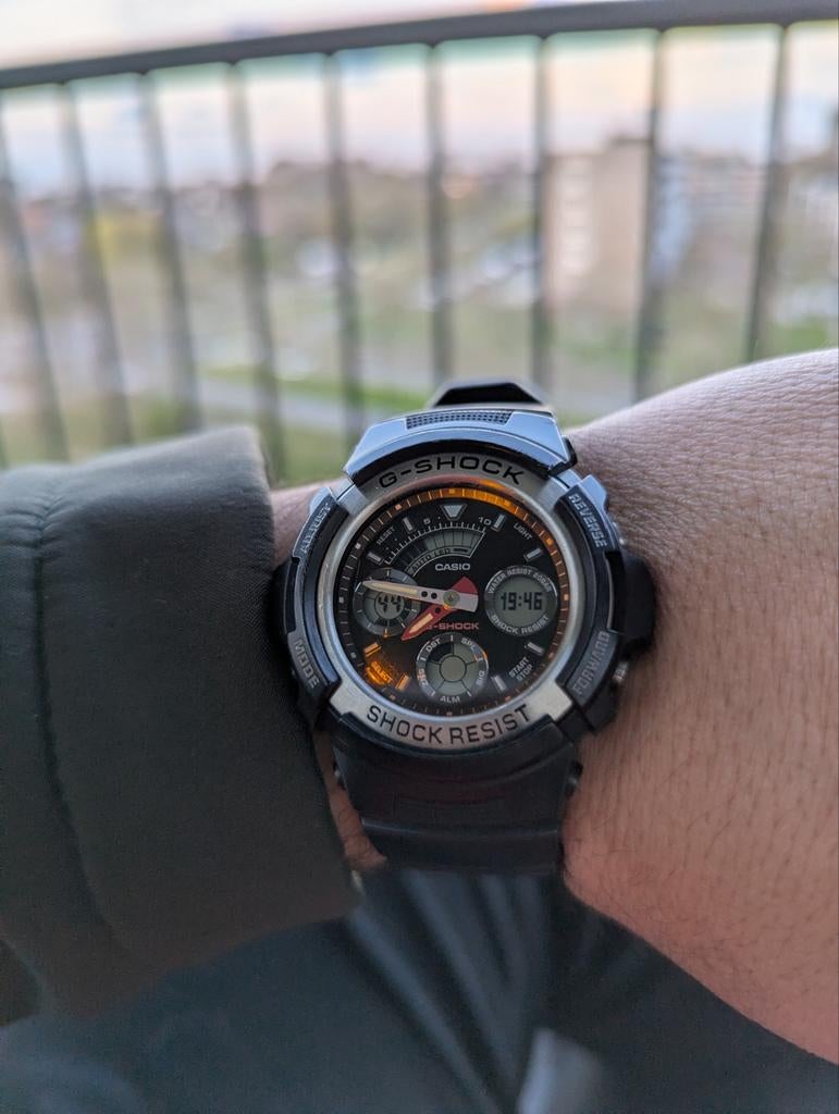 Casio G-Shock AW-591 - New Battery - Very Good, Casio, Gebruikt, Zwart, Ophalen of Verzenden