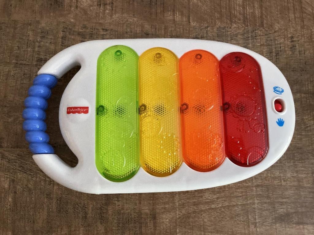 Fisher-Price xylofoon - piano met licht en geluid. PRIMA., Kinderen en Baby's, Speelgoed | Fisher-Price, Ophalen of Verzenden