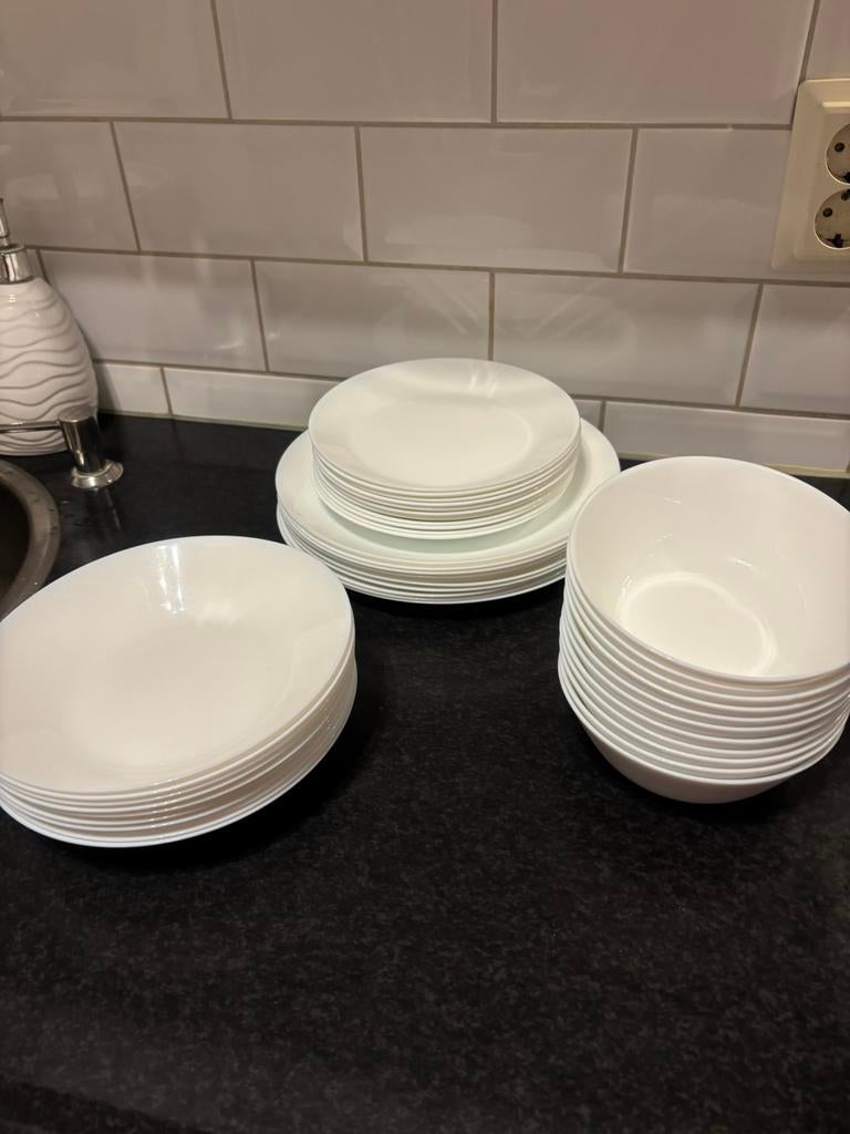 Borden wiet serviese, Ophalen, Gebruikt, Bord(en), Overige stijlen