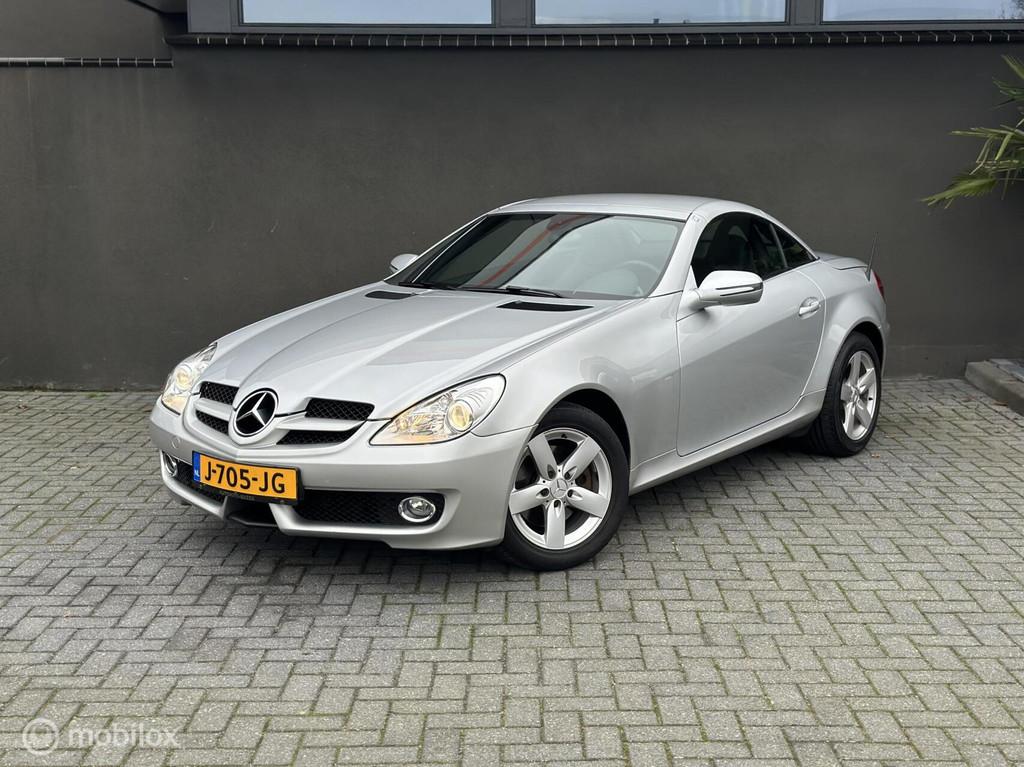 Mercedes SLK-klasse 200 K. Prestige Plus | Leer | Stoelverw., 13 km/l, Achterwielaandrijving, Gebruikt, 4 cilinders