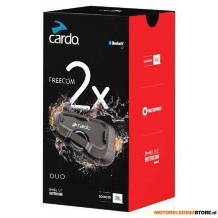 Cardo Communicatiesysteem Freecom 2X duo, Zwart, Motoren, Ophalen of Verzenden, Nieuw met kaartje