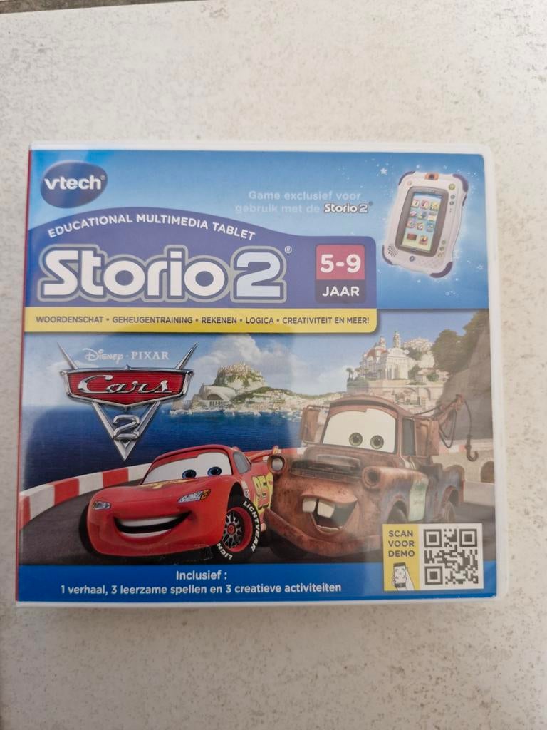 VTech Storio 2 Game: Disney Pixar Cars 2 (5-9 jaar), Ophalen of Verzenden, Zo goed als nieuw, 4 tot 6 jaar