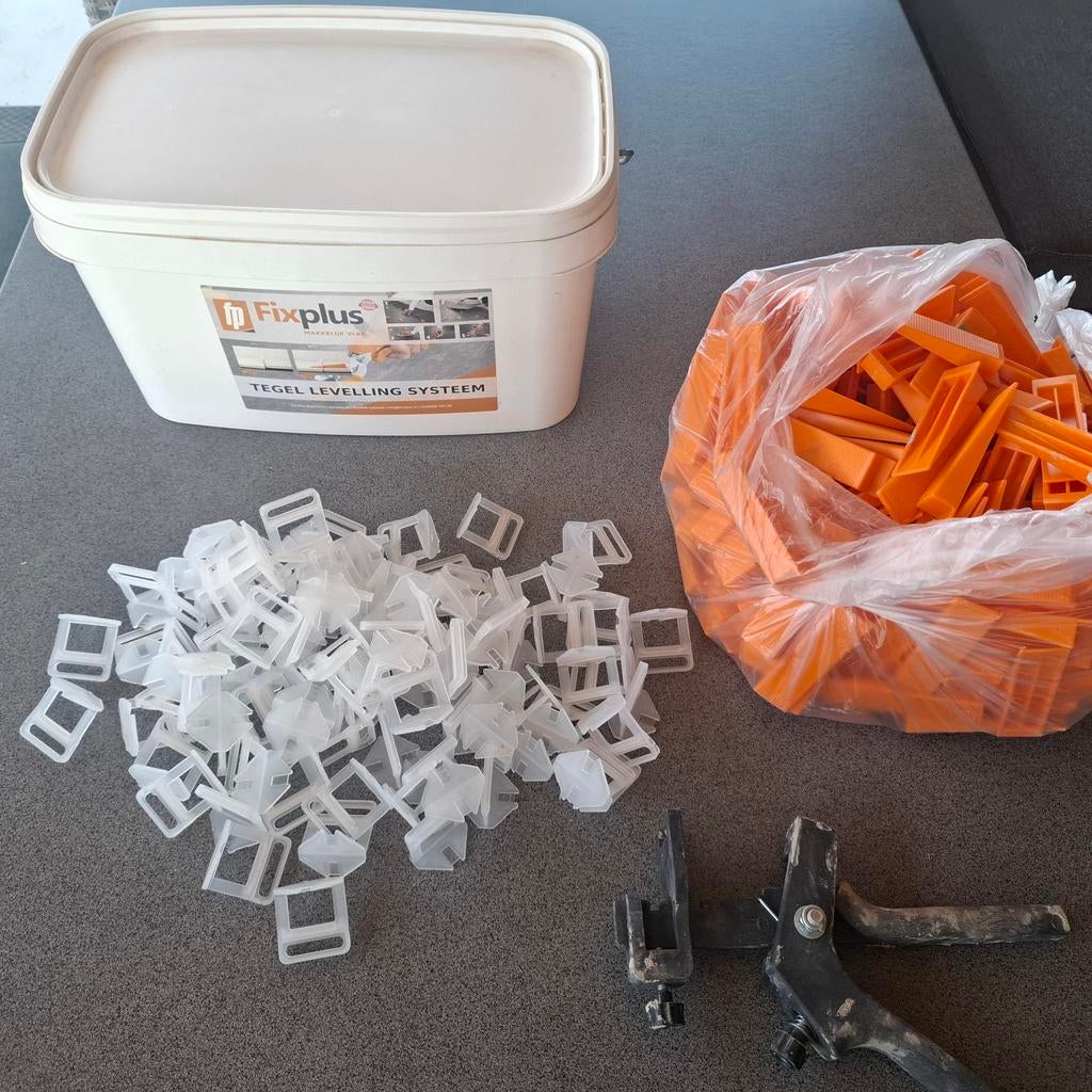 Tegel levelling systeem met 2mm clips, Overige materialen, Minder dan 20 cm, 10 m² of meer, Minder dan 20 cm