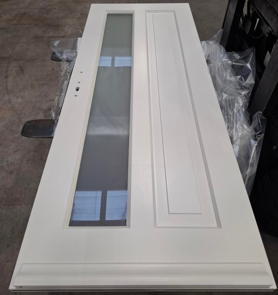 Weekamp wk1541 823x2115x38mm wit gegrond RAL 9010, Ophalen, 80 tot 100 cm, Nieuw, Buitendeur