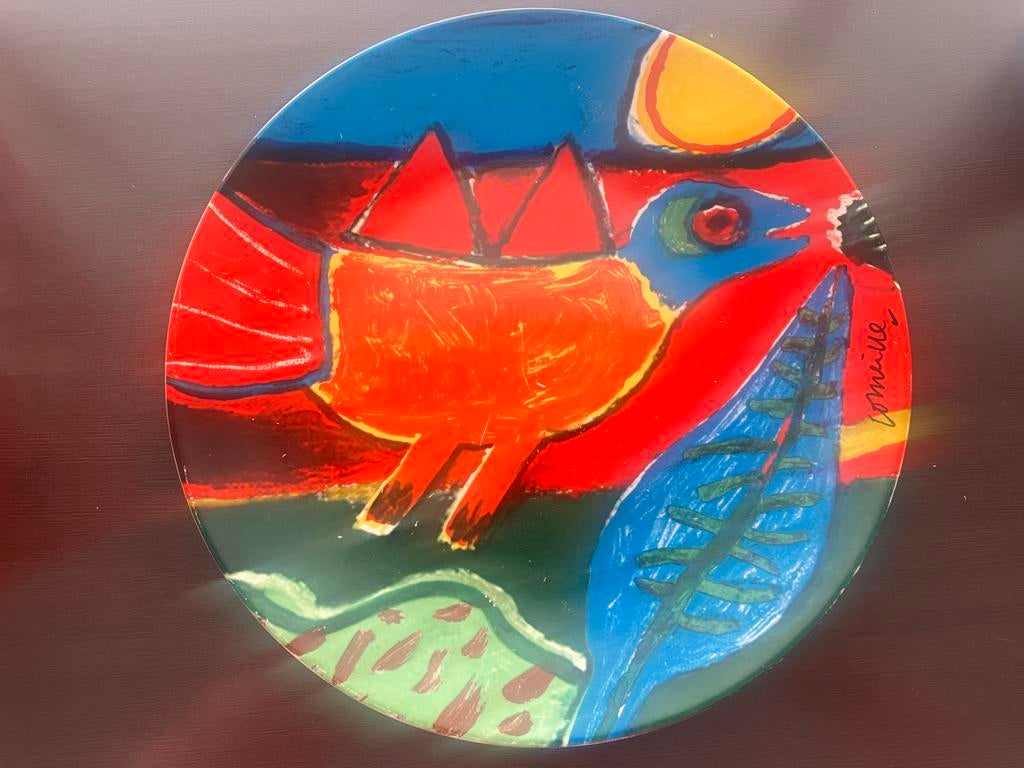 Corneille groot bord / serveerschaal “L’ ete commencant”, Antiek en Kunst, Antiek | Schalen, Ophalen