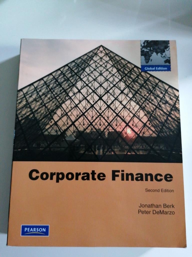 Corporate Finance - Jonathan Berk, Peter DeMarzo, Ophalen of Verzenden