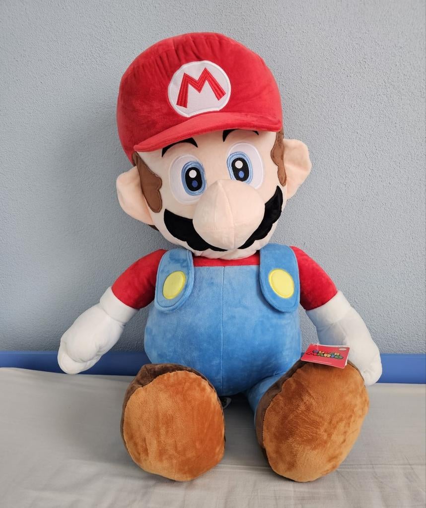 Nieuw Super Mario knuffel XXL 95 cm/ knuffel, Ophalen, Nieuw, Overige typen