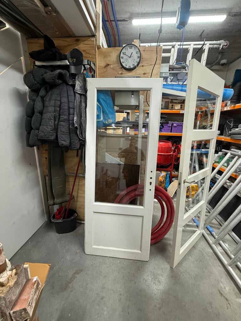 Buitendeur met HR++ glas - Cando, Ophalen, Gebruikt, 80 tot 100 cm, Buitendeur