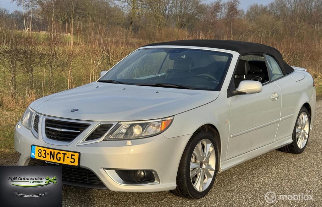 Saab 9-3 Cabrio 2.8 T V6 Aero 250pk Aut xenon AFL, 450 kg, Gebruikt, 254 pk, Cabriolet