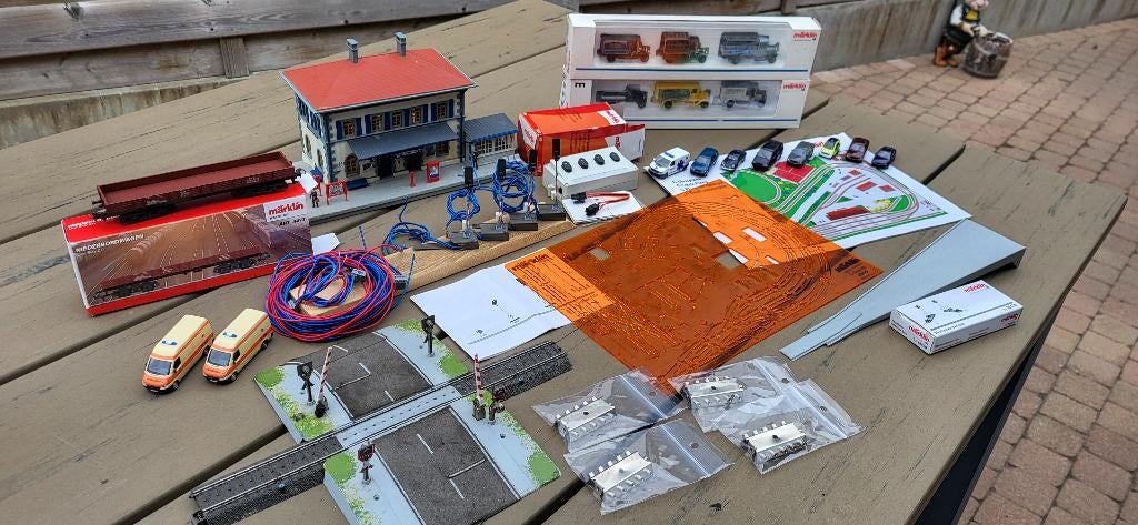 mooie partij marklin, Hobby en Vrije tijd, Modeltreinen | H0, Ophalen, Wisselstroom, Overige typen, Märklin