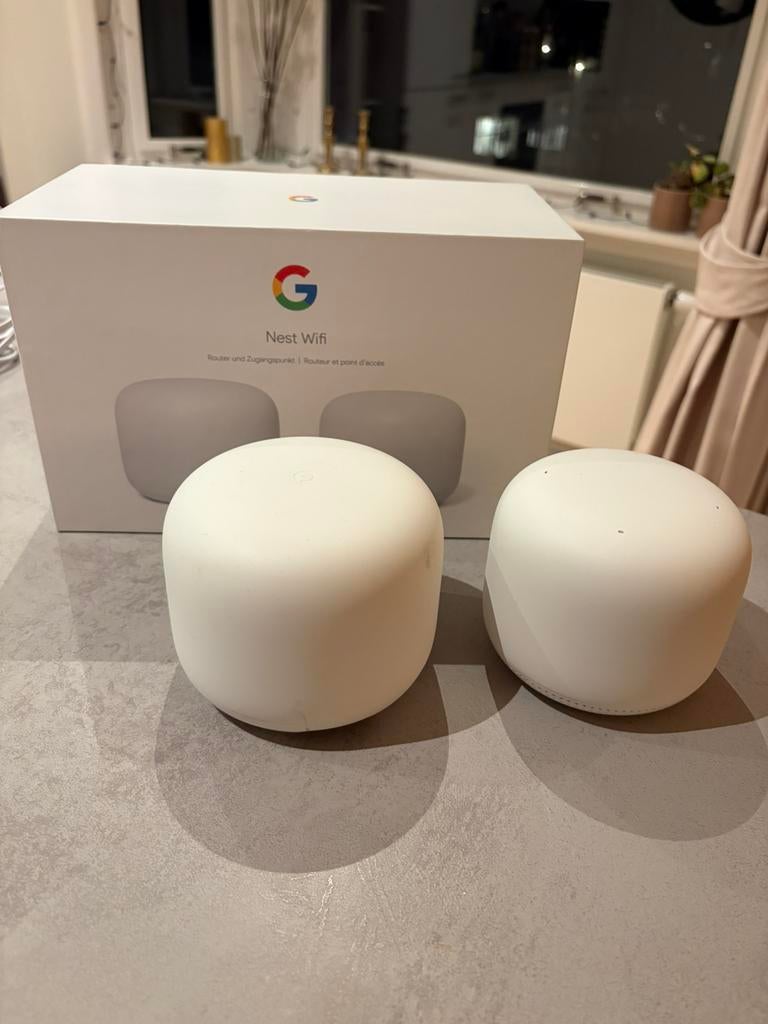Google nest wifi router en wifi punt, Ophalen of Verzenden, Zo goed als nieuw