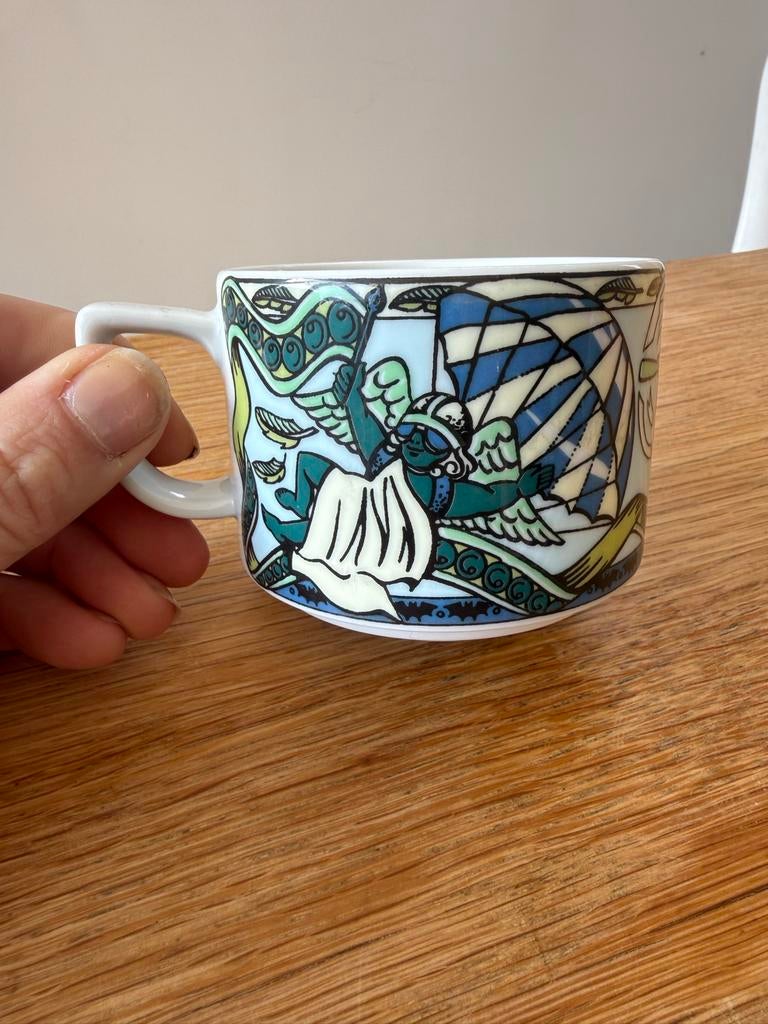 Bopla Koffiekoppen - Diverse Series, Gebruikt, Keramiek, Ophalen of Verzenden, Overige stijlen