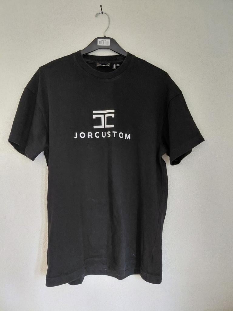 Jorcustom Zwart T-shirt - Maat M - Loose Fit, Maat 48/50 (M), Zwart, Ophalen of Verzenden, Gedragen