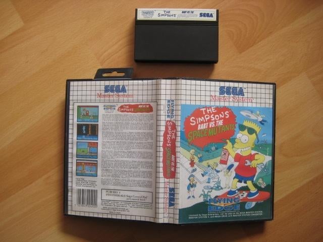 Bart Simpson Sega Mastersystem Master System (Simpsons), Spelcomputers en Games, Games | Sega, Gebruikt, Master System, Platform