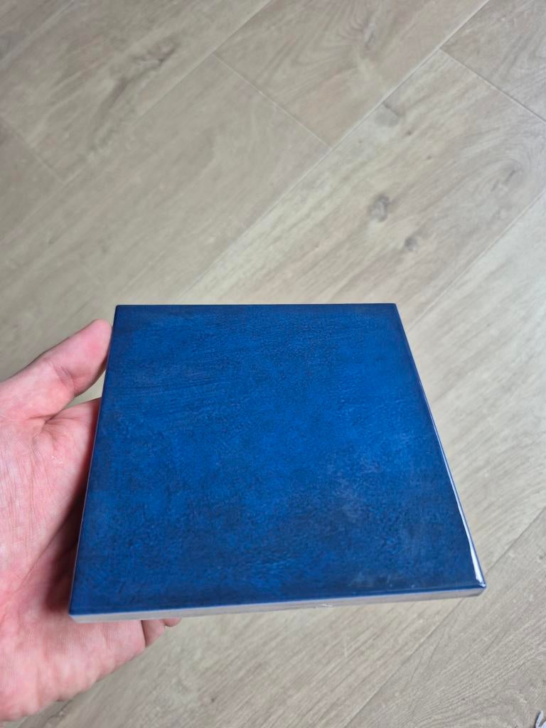 Equipe Royal Blue tegels, nieuw in doos, 56 stuks., Ophalen, Nieuw, Minder dan 20 cm, Minder dan 20 cm