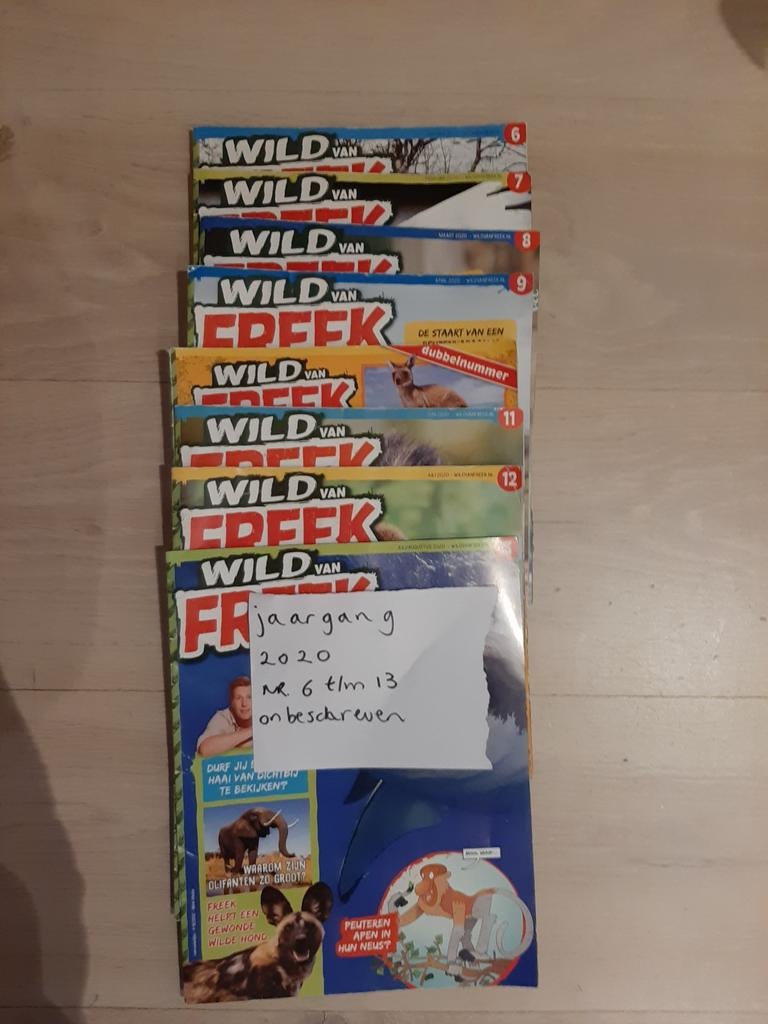 Wild van Freek 2020, Ophalen of Verzenden, Gelezen, Wetenschap en Natuur
