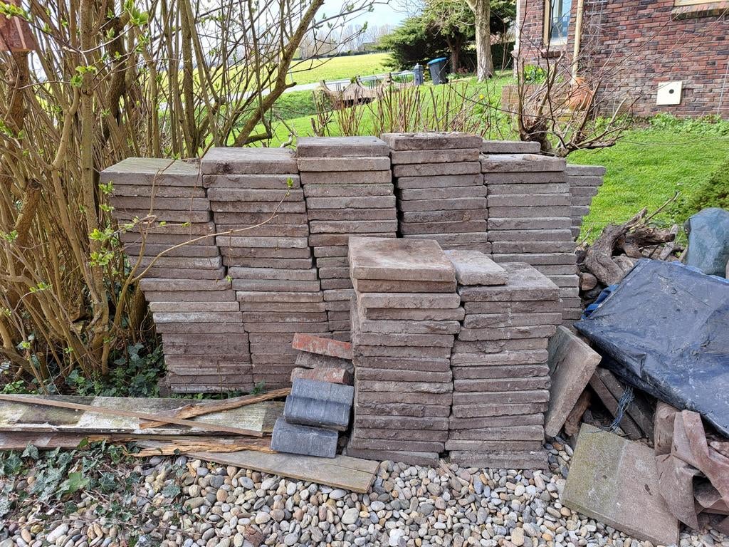 Betontegels gratis ophalen, Ophalen, Gebruikt, Overige materialen