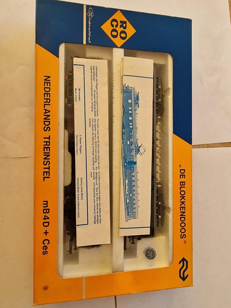 Roco "Blokkendoos" H0 Treinstel - Nederlands Treinstel, Treinset, Gelijkstroom, Analoog, Ophalen of Verzenden