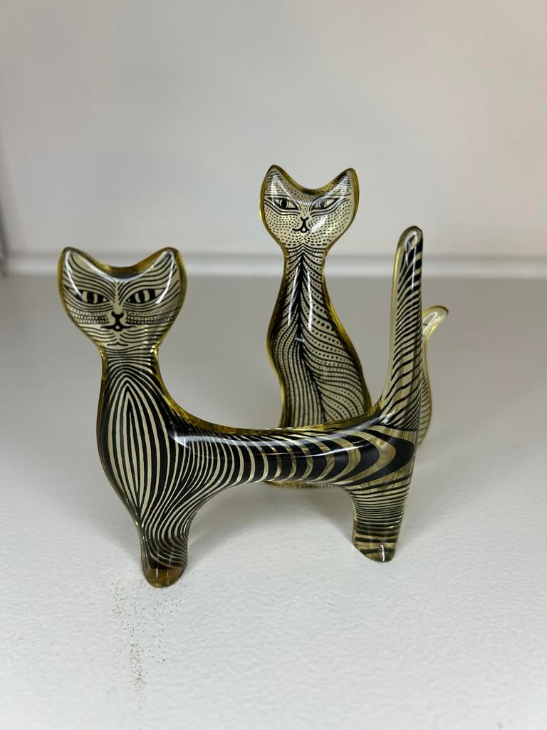 Abraham Palatnik Lucite Kat - Jaren 70 Braziliaans Design, Brazilie, Ophalen of Verzenden, Zo goed als nieuw, Leon-n@live.nl