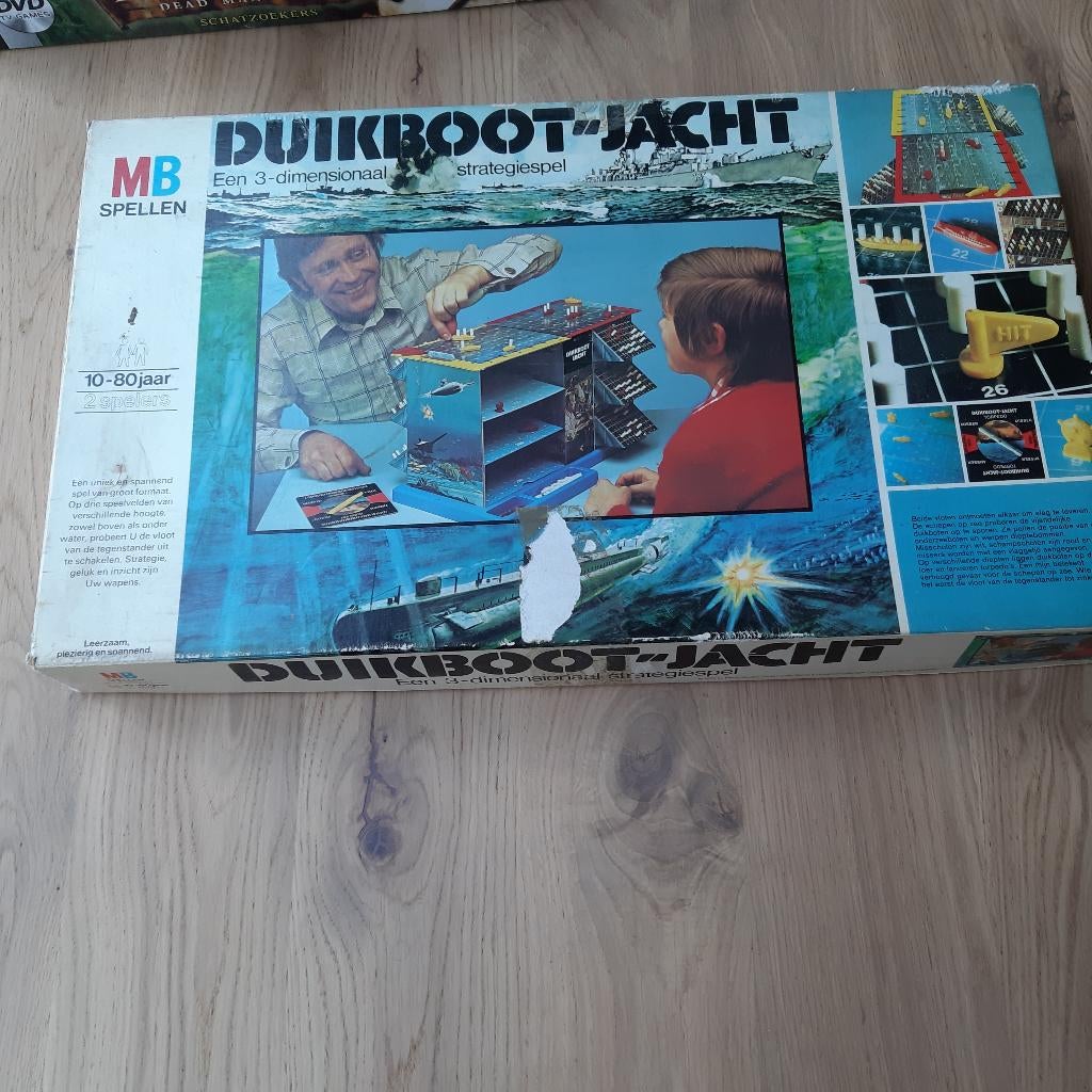 Spel duikboot jacht, Hobby en Vrije tijd, Ophalen of Verzenden, Gebruikt, MB