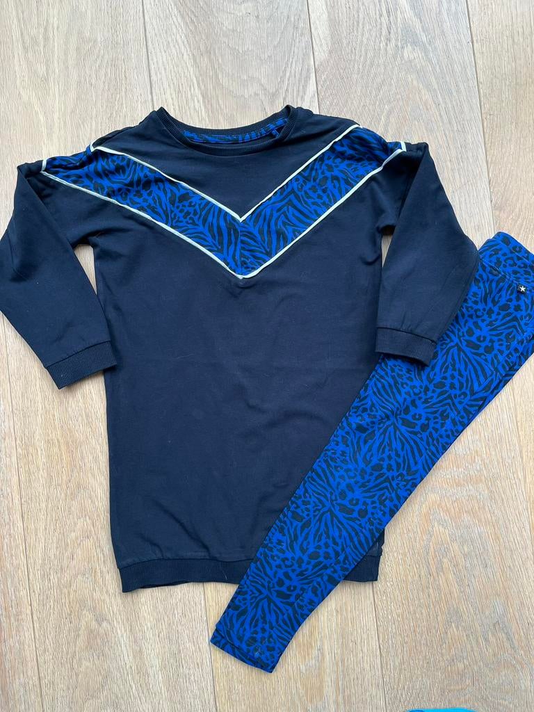 Set jurk legging WE mt 110/116 als nieuw!, Ophalen of Verzenden, Zo goed als nieuw, Meisje, Jurk of Rok