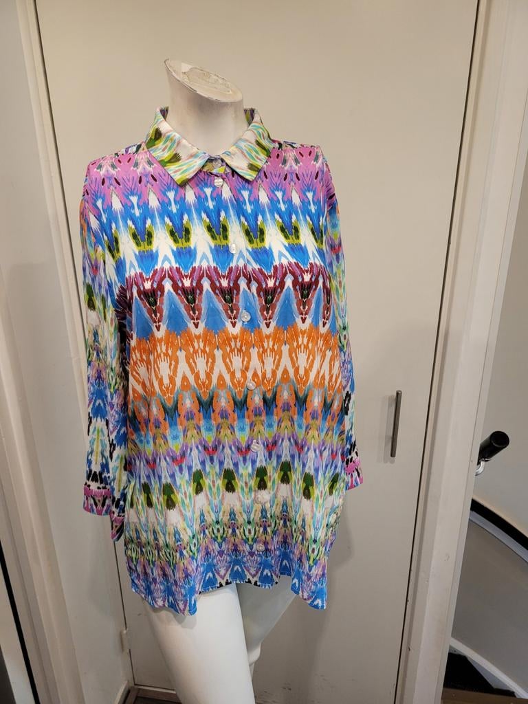 Super leuke Peter Hahn blouse maat 38, Kleding | Dames, Blouses en Tunieken, Peter Hahn, Ophalen of Verzenden, Zo goed als nieuw