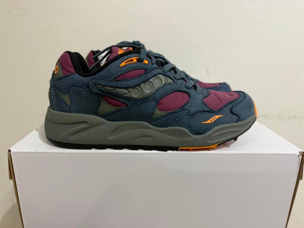 Te koop nieuwe Saucony Grid Shadow 2 Purple Blue, Postlaan 3, Blauw, Nieuw, Ophalen of Verzenden