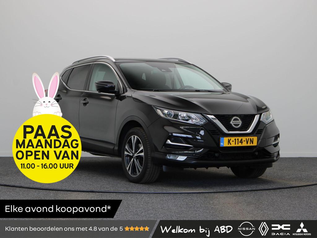 Nissan Qashqai 1.3 DIG-T Design Edition | Panoramadak | Appl, Voorwielaandrijving, Gebruikt, 4 cilinders, Zwart