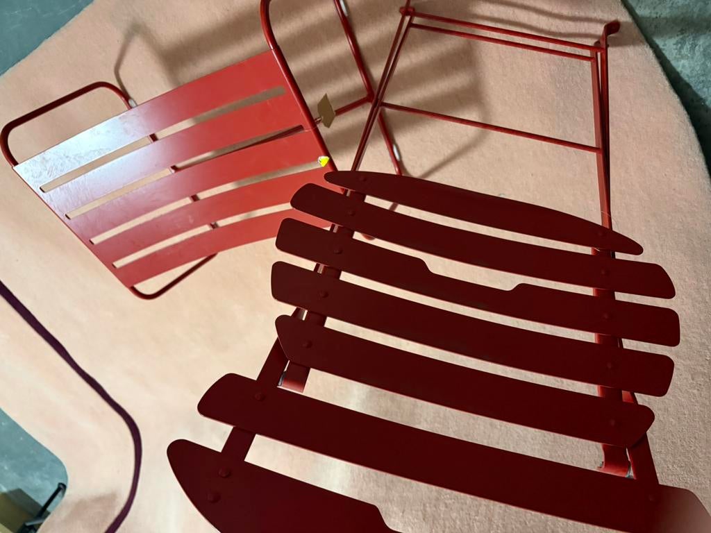 Fermob suprising voetenbank nieuw, Ophalen of Verzenden, Zo goed als nieuw, Rechthoekig