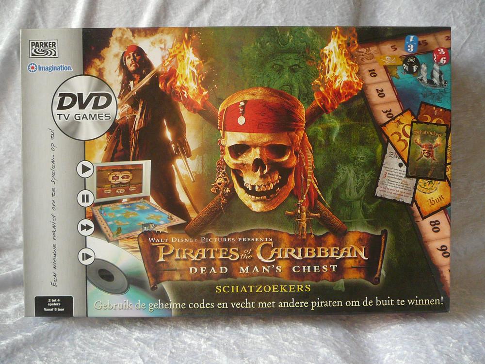 zgan. Spel Pirates of the Caribbean, schatzoekers + spel DVD, Hobby en Vrije tijd, Gezelschapsspellen | Bordspellen, Ophalen of Verzenden
