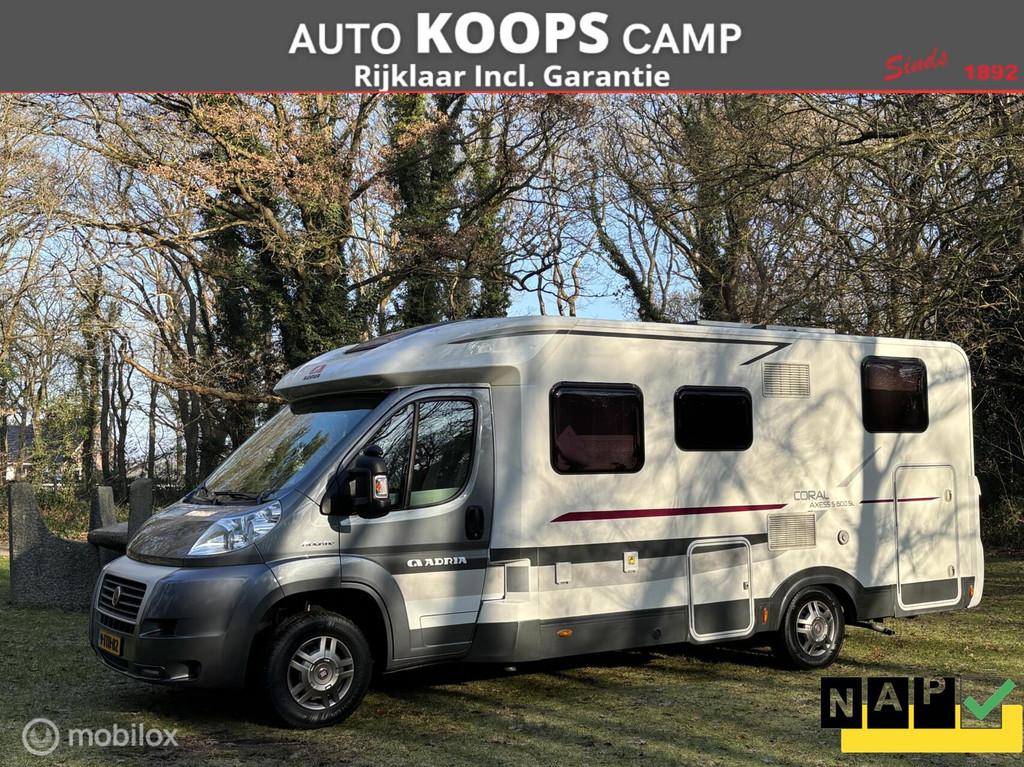 Adria Coral S Axess 600 SL Fiat 2.3 150pk Automaat Euro 5 |, Automaat, Airbags, Tot en met 2, Bedrijf