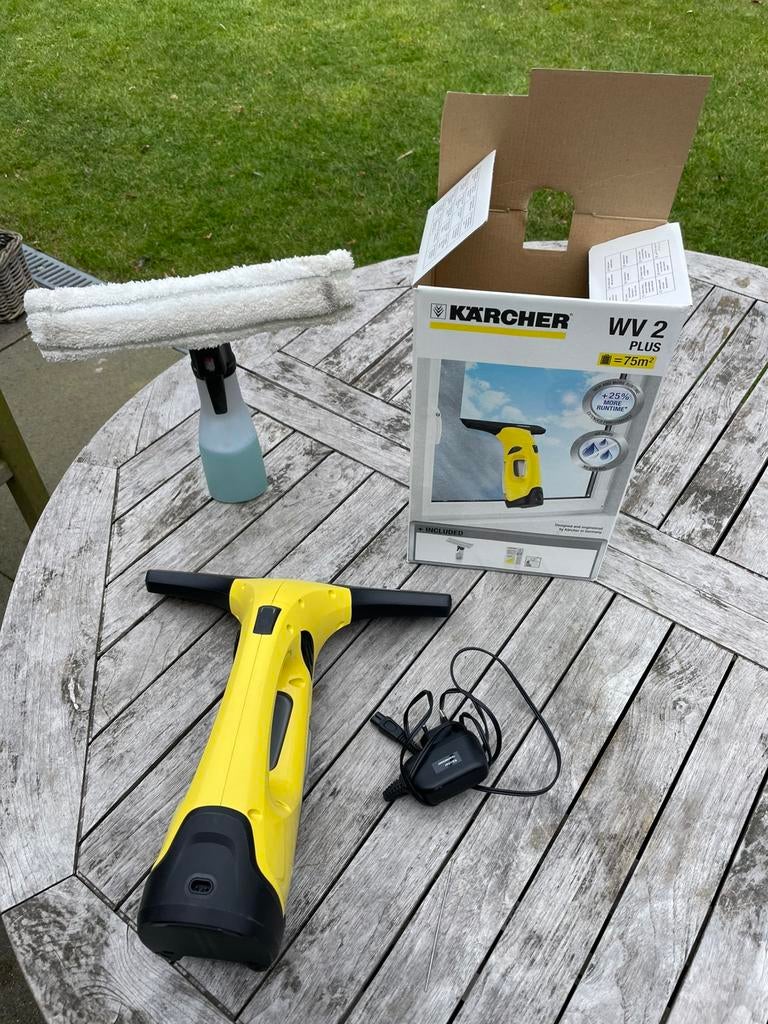 Kärcher raamstofzuiger, Ophalen, Raamwisser of Trekker