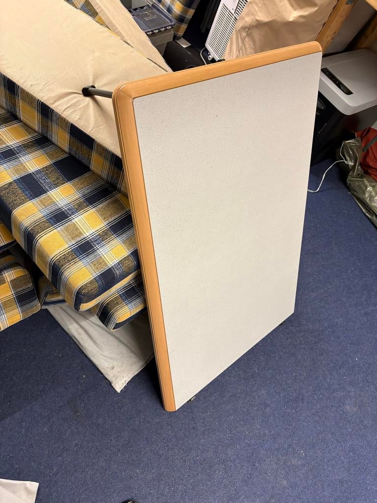 Hobby caravan tafelblad met enkele poot ‘01, Caravans en Kamperen, Caravan accessoires, Ophalen, Gebruikt