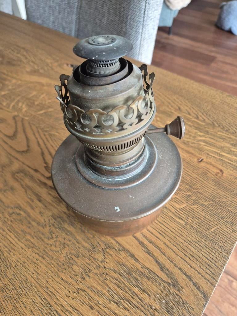 Oude olielamp brander, Antiek en Kunst, Antiek | Lampen, Ophalen of Verzenden