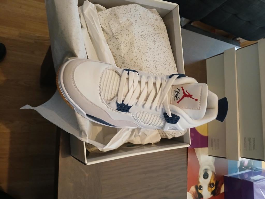 Air Jordan 4 Retro SP white-navy Nieuw in doos, Ophalen of Verzenden, Nieuw